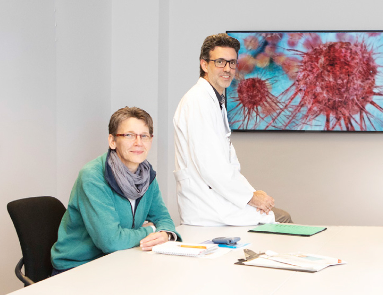 Dr. Susanne Kieser, Dr. Lastly, the Stuttgart Cancer Center - Tumor Unit Eva Mayr-Stihl also conducts clinical research within the area of cancer medicine and offers a broad spectum of various clinical trials - even on an international level. Dr. Susanne Kieser, Dr. Lastly, the Stuttgart Cancer Center - Tumor Unit Eva Mayr-Stihl also conducts clinical research within the area of cancer medicine and offers a broad spectum of various clinical trials - even on an international level.