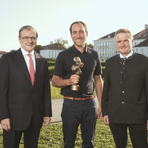 Award ceremony at Nymphenburg castle, Munich