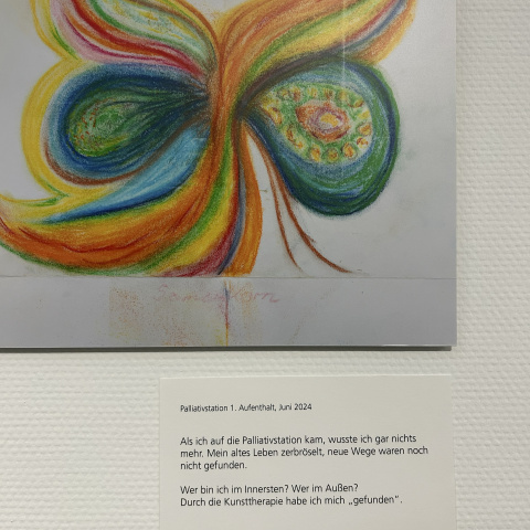 Ein Bild aus einer frühen Phase der Kunsttherapie von Stefanie Schwarz