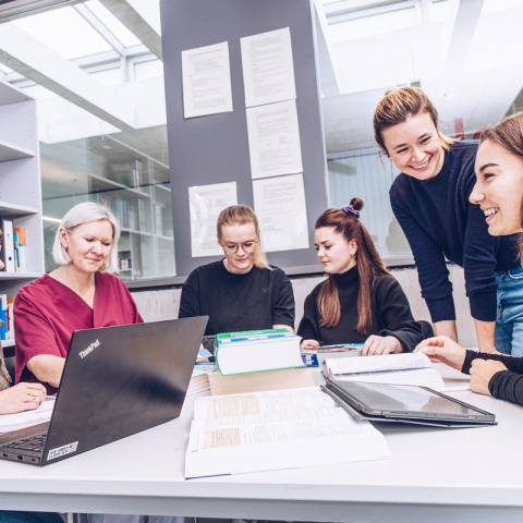 Studierende im Klinikum Stuttgart 