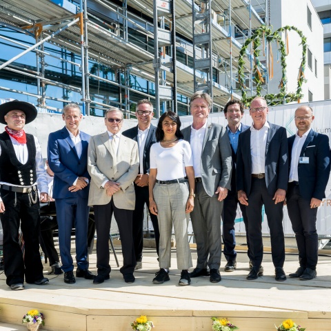 Topping-out ceremony at the Stuttgart Clinic