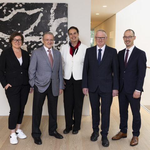 Gruppenbild in der Eva Mayr-Stihl Stiftung