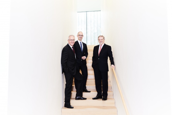 v.l.n.r.: Andreas Hesky, Michael von Winning und Robert Mayr