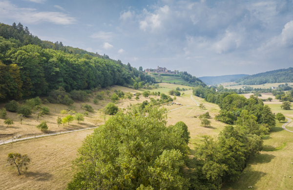 View of a varied landscape