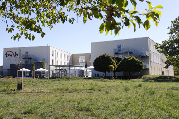 Das neue Gebäude auf dem Gelände des Psychiatrischen Zentrums Nordbaden in Wiesloch