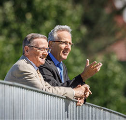 Waiblingen, DEU, 30 07 2020  Robert Mayr und OB Andreas Hesky  No model release