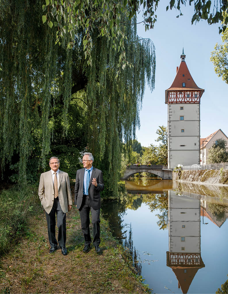 Waiblingen, DEU, 30 07 2020  Robert Mayr und OB Andreas Hesky  No model release